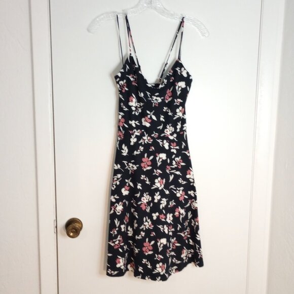 Nine Britton for Stitch Fix Navy Floral Angie Knit Dress - Picture 1 of 10
